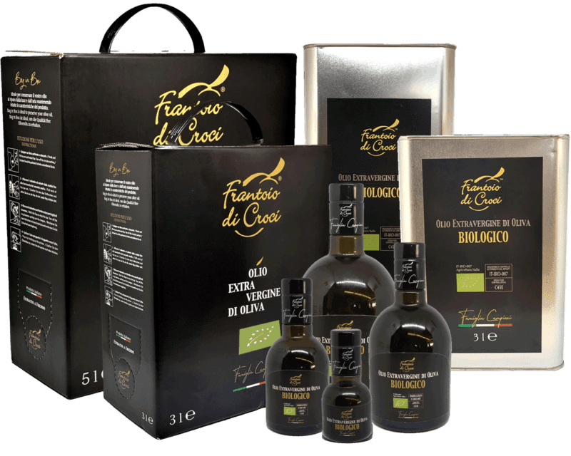 Olio Extra Vergine d'oliva biologico fatto in Toscana