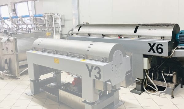 Centrifuga a 3 fasi